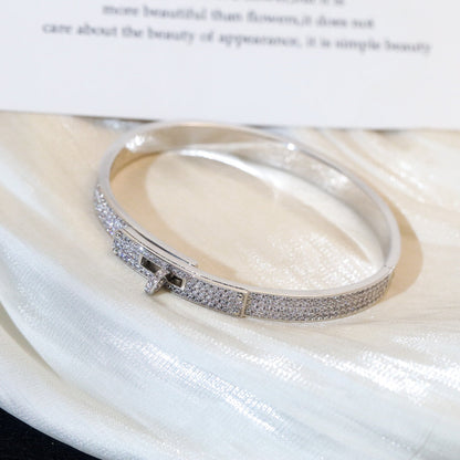 [Am jewelry]KELLY BRACELET DIAMOND PAVED