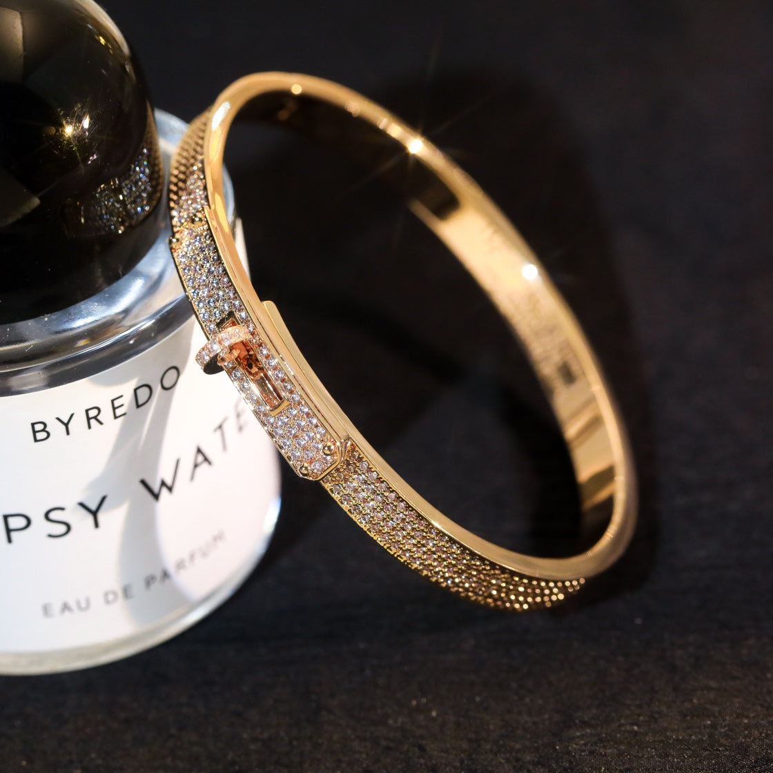 [Am jewelry]KELLY BRACELET DIAMOND PAVED