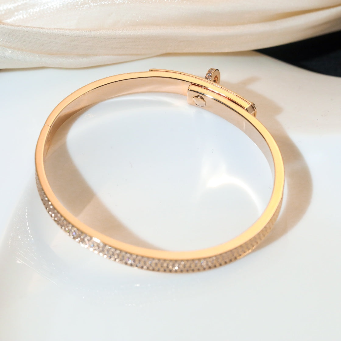 [Am jewelry]KELLY BRACELET DIAMOND PAVED