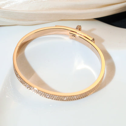 [Am jewelry]KELLY BRACELET DIAMOND PAVED