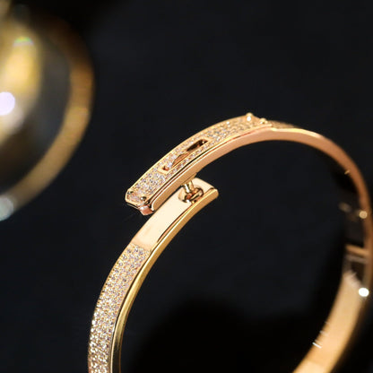 [Am jewelry]KELLY BRACELET DIAMOND PAVED