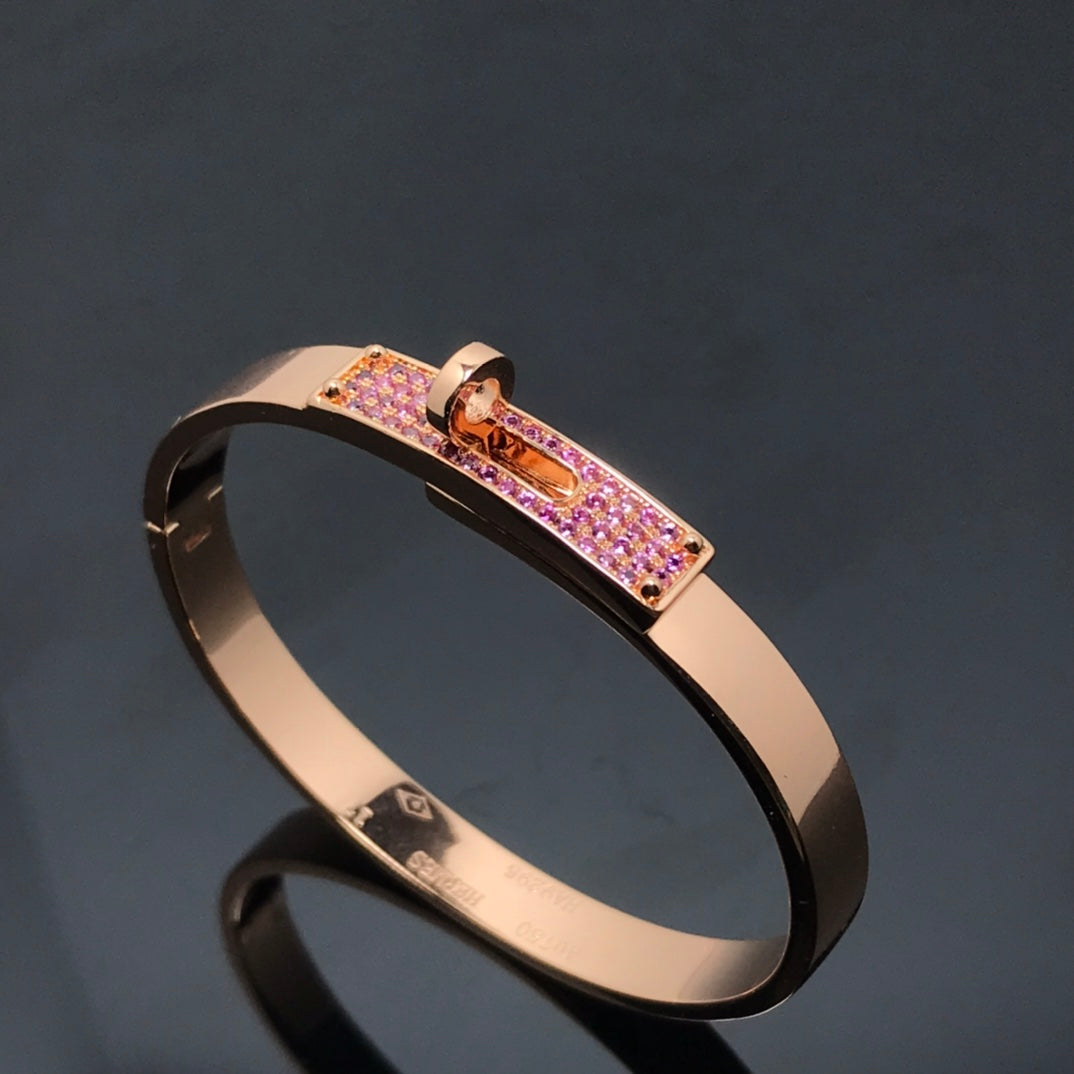 [Am jewelry]KELLY BRACELET PINK DIAMOND