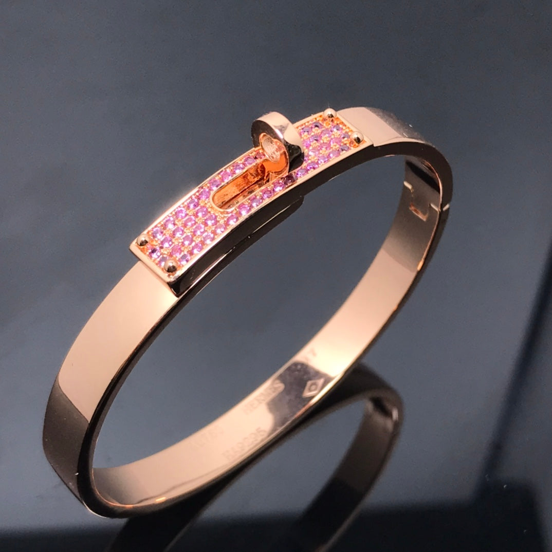 [Am jewelry]KELLY BRACELET PINK DIAMOND