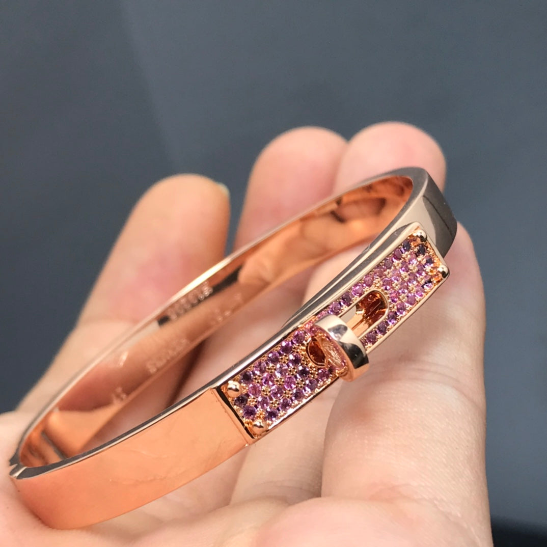 [Am jewelry]KELLY BRACELET PINK DIAMOND
