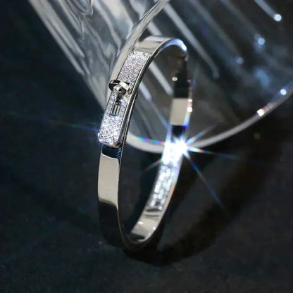 [Am jewelry]KELLY SILVER DIAMOND BRACELET