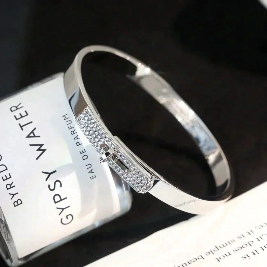 [Am jewelry]KELLY SILVER DIAMOND BRACELET