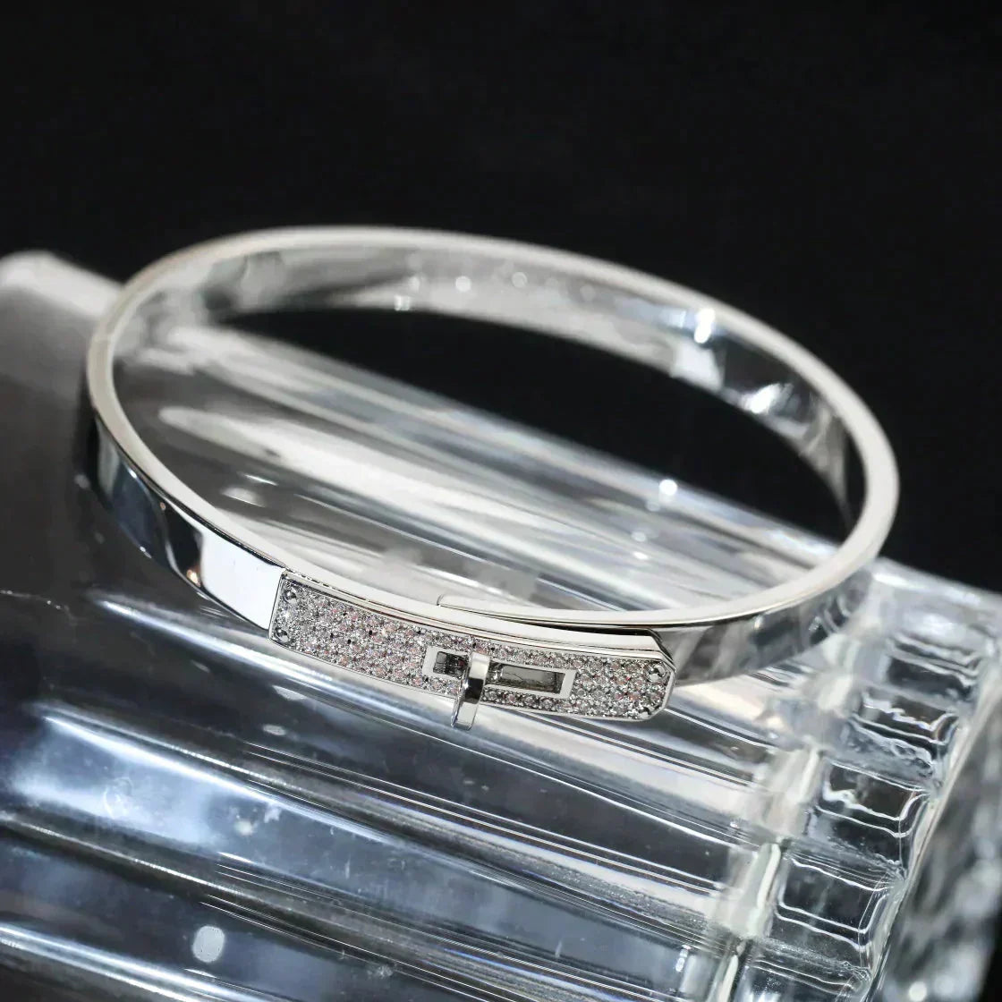 [Am jewelry]KELLY SILVER DIAMOND BRACELET
