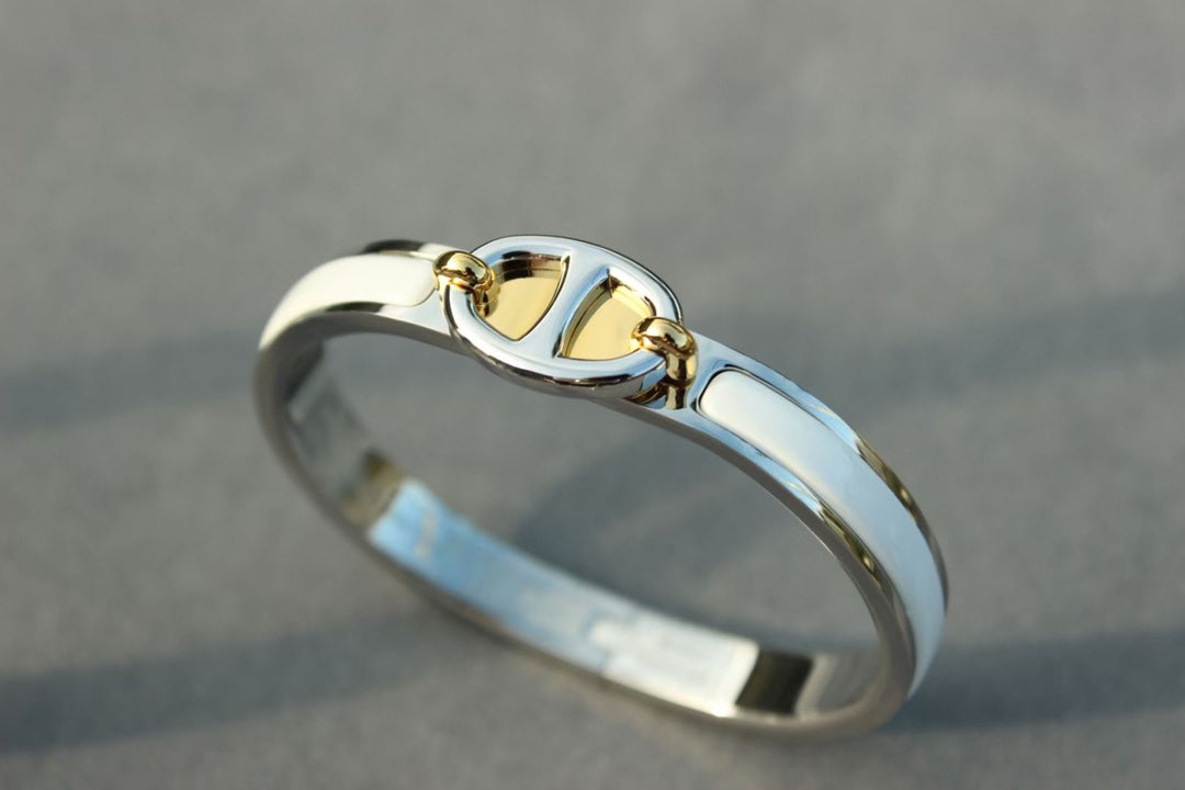 [Am jewelry]CLIC CHAINE SILVER BRACELET