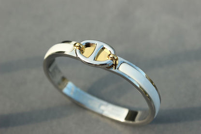 [Am jewelry]CLIC CHAINE SILVER BRACELET