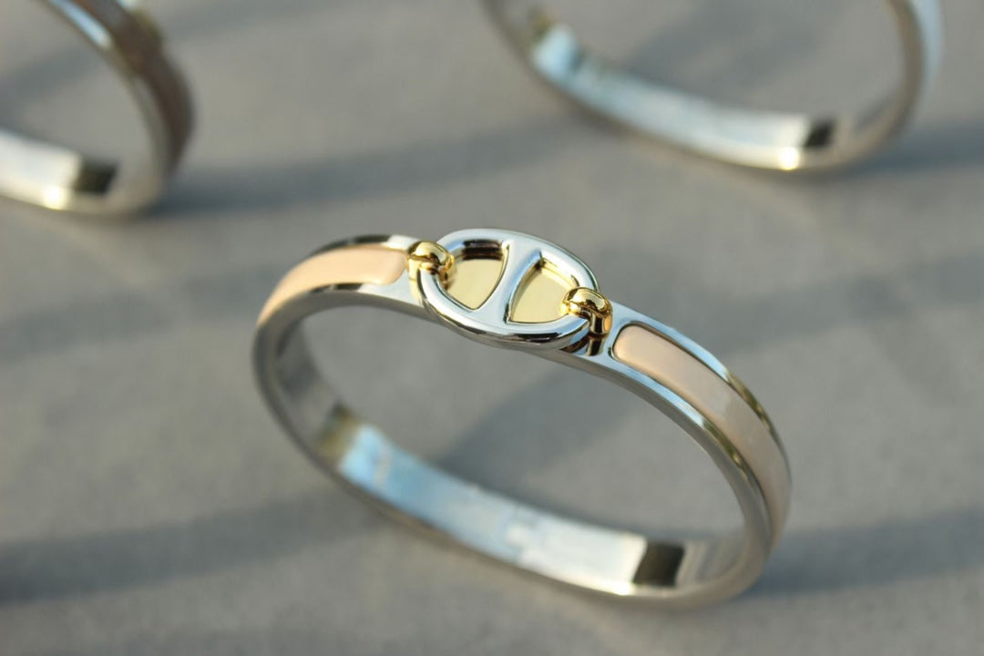 [Am jewelry]CLIC CHAINE SILVER BRACELET