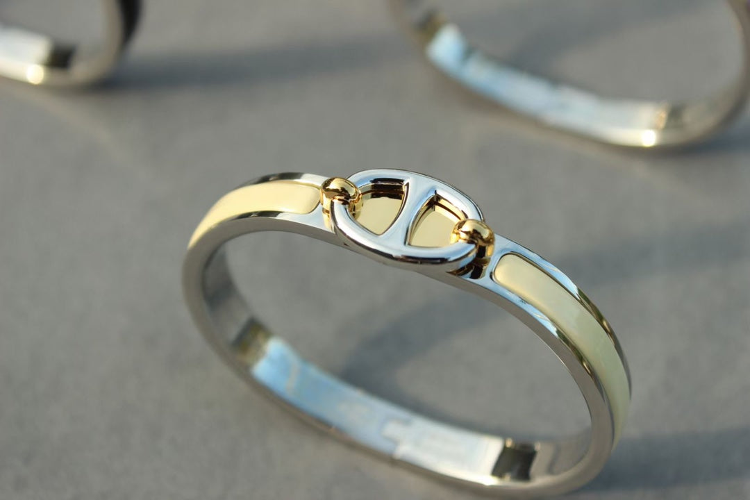 [Am jewelry]CLIC CHAINE SILVER BRACELET