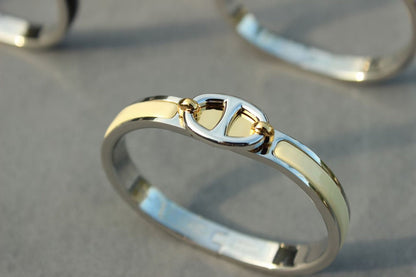 [Am jewelry]CLIC CHAINE SILVER BRACELET