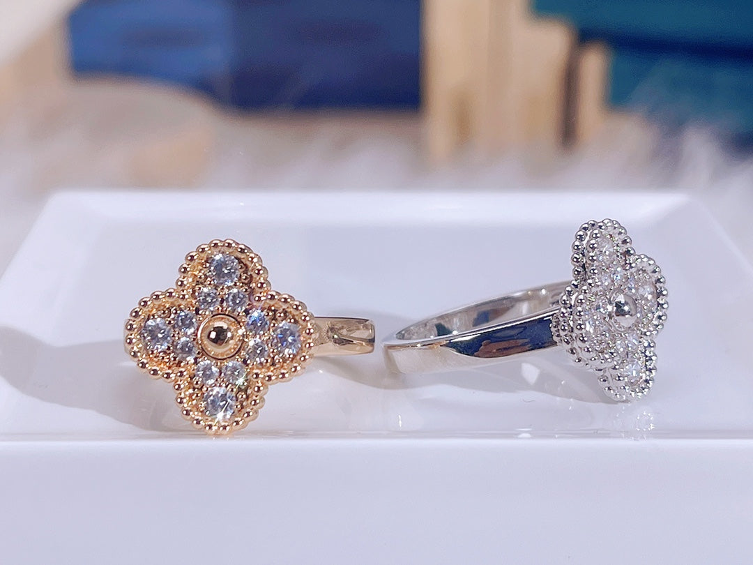 [Am jewelry]CLOVER DIAMOND RING
