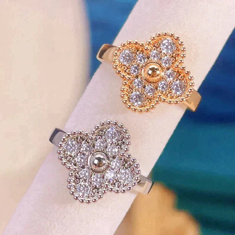 [Am jewelry]CLOVER DIAMOND RING