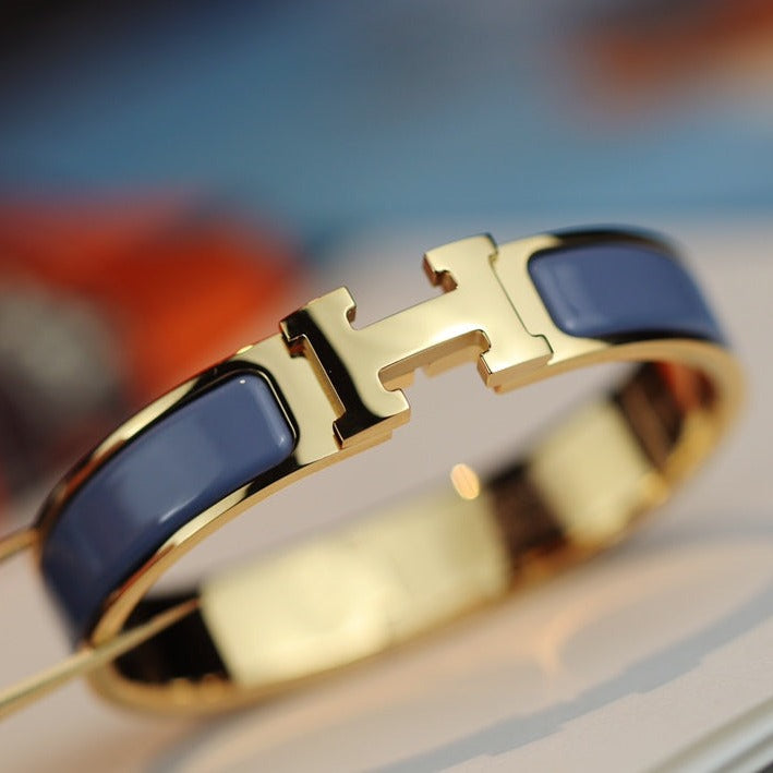 [Am jewelry]H BRACELET 12MM BLUE GRAY