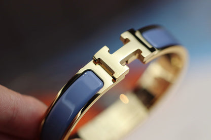 [Am jewelry]H BRACELET 12MM BLUE GRAY