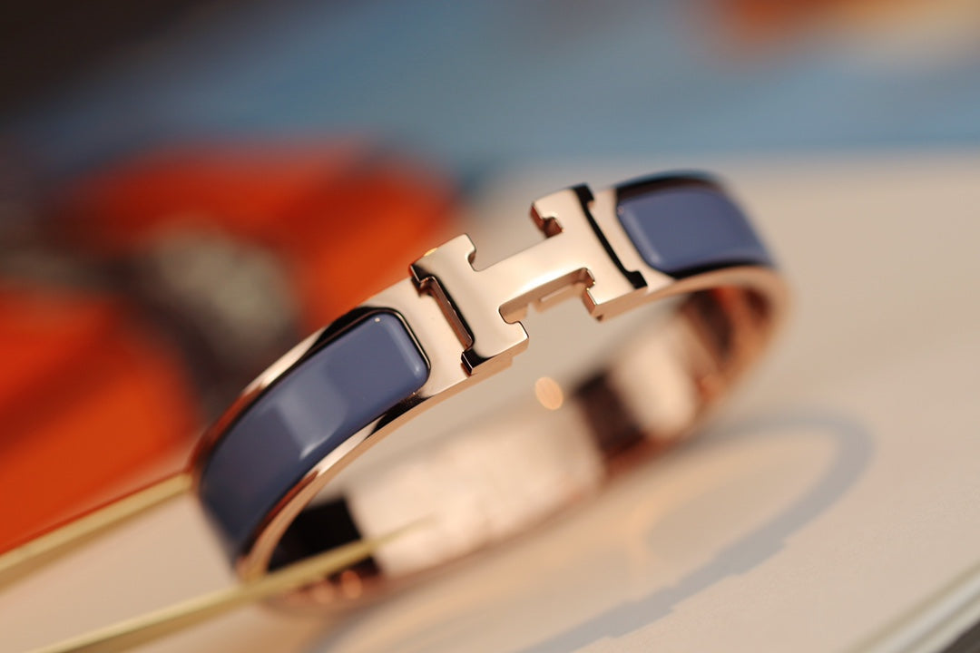 [Am jewelry]H BRACELET 12MM BLUE GRAY
