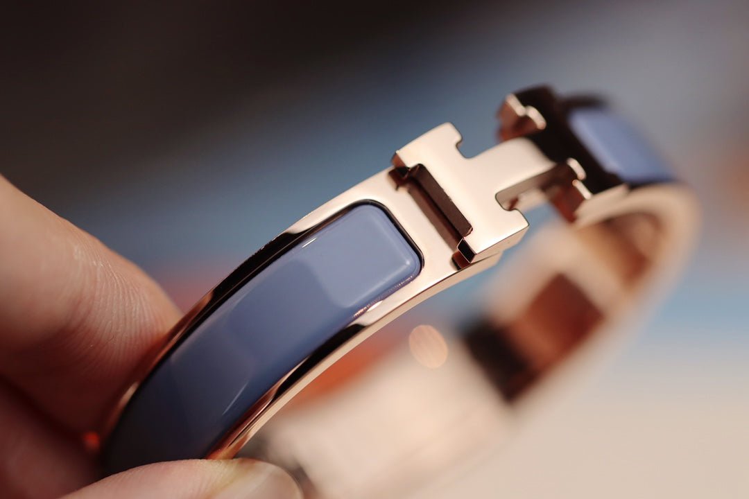 [Am jewelry]H BRACELET 12MM BLUE GRAY
