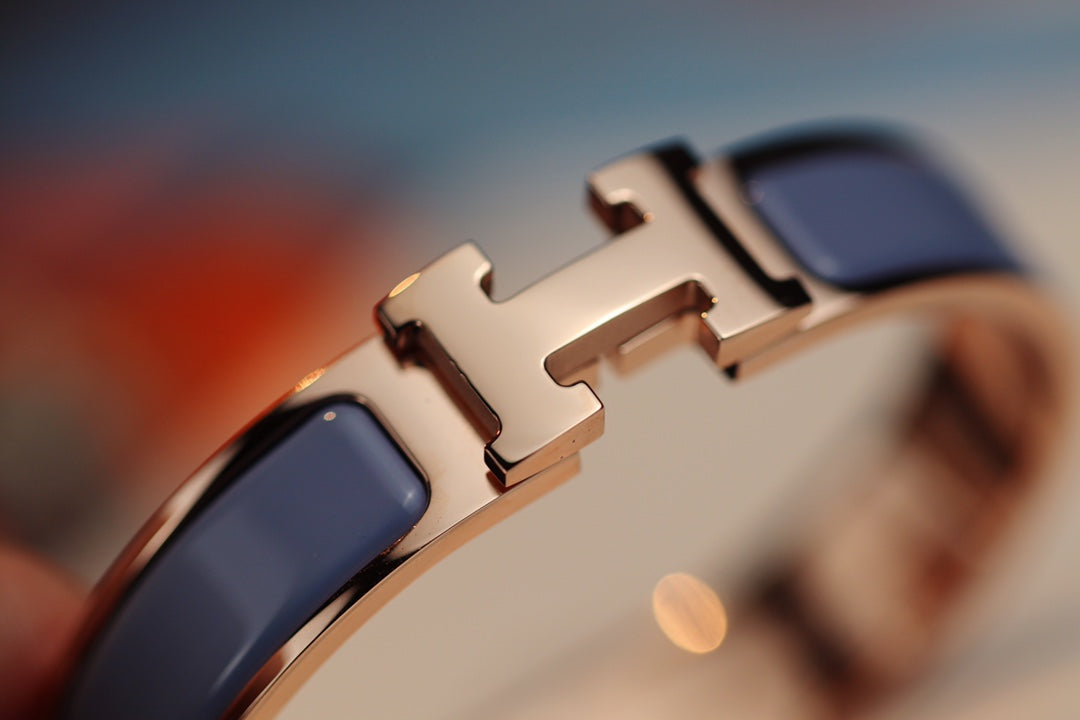 [Am jewelry]H BRACELET 12MM BLUE GRAY