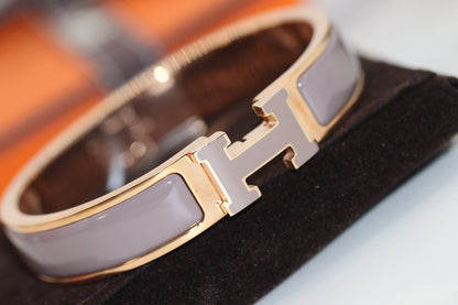 [Am jewelry]H BRACELET 12MM BROWN