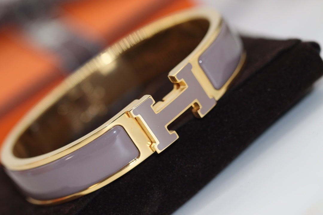 [Am jewelry]H BRACELET 12MM BROWN