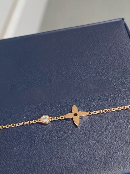 [Am jewelry]STAR DIAMOND PINK GOLD BRACELET