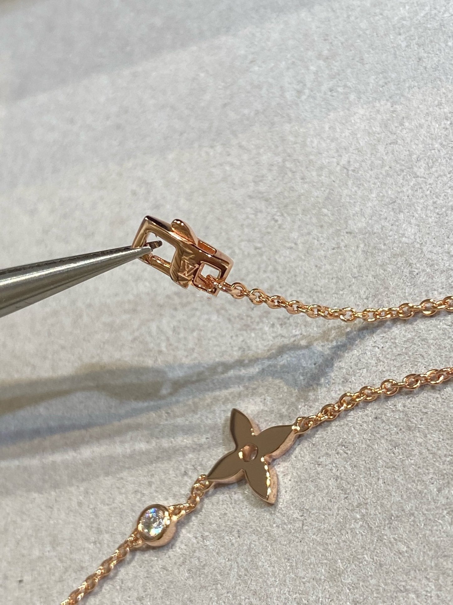 [Am jewelry]STAR DIAMOND PINK GOLD BRACELET