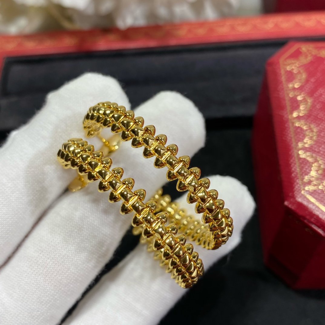 [Am jewelry]CLASH LARGE HOOP EARRINGS