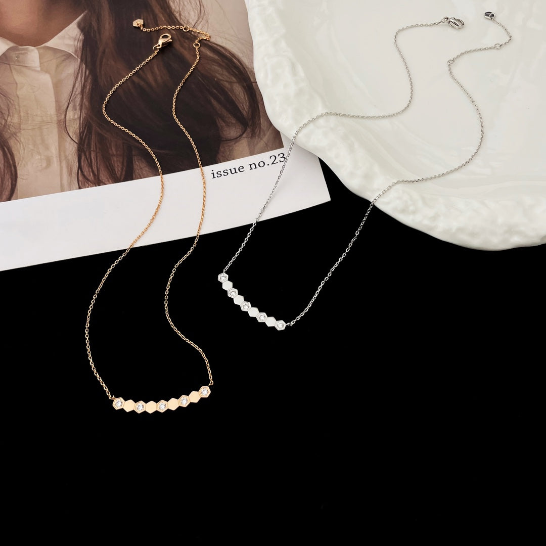 [Am jewelry]BEE MY LOVE DIAMOND NECKLACE