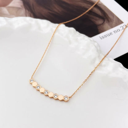 [Am jewelry]BEE MY LOVE DIAMOND NECKLACE