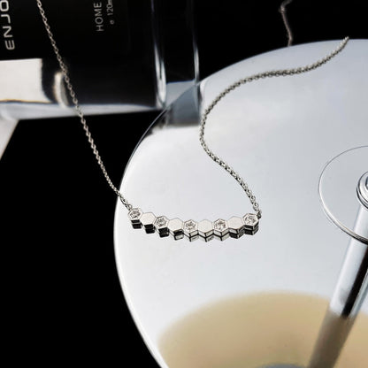 [Am jewelry]BEE MY LOVE DIAMOND NECKLACE