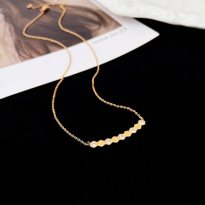 [Am jewelry]BEE MY LOVE DIAMOND NECKLACE