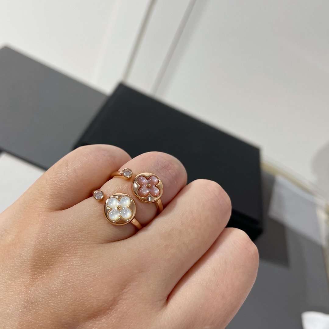 [Am jewelry]SUN 1 DIAMOND PINK MOP RING