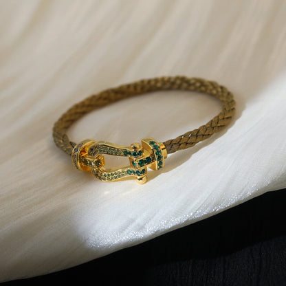 [Am jewelry]FORCE 10 GOLD GREEN DIAMOND PAVED