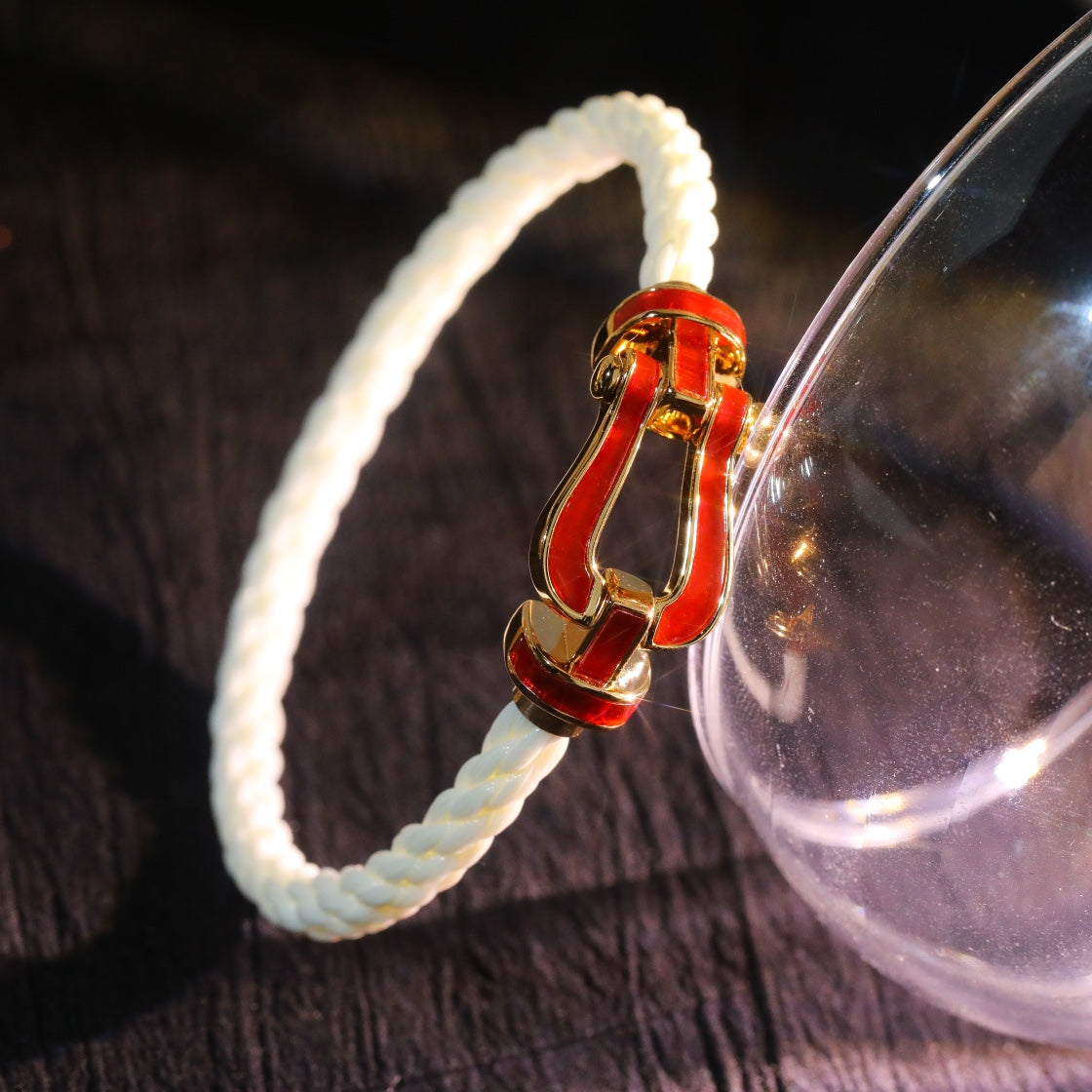 [Am jewelry]FORCE 10 WHITE TEXTILE DIAMOND PAVED