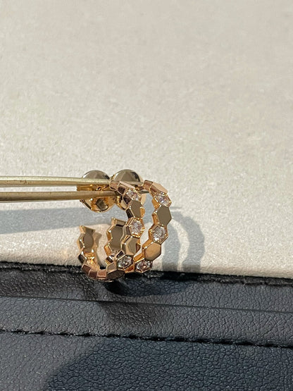 [Am jewelry]Hollow Design Four-Leaf Clover Flower Shape Ring