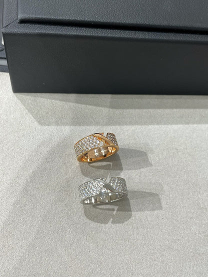 [Am jewelry]LIENS EVIDENCE  DIAMOND PAVED RING