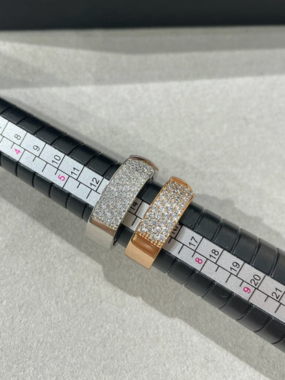 [Am jewelry]LIENS EVIDENCE  DIAMOND PAVED RING