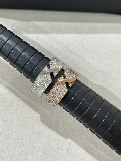 [Am jewelry]LIENS EVIDENCE  DIAMOND PAVED RING