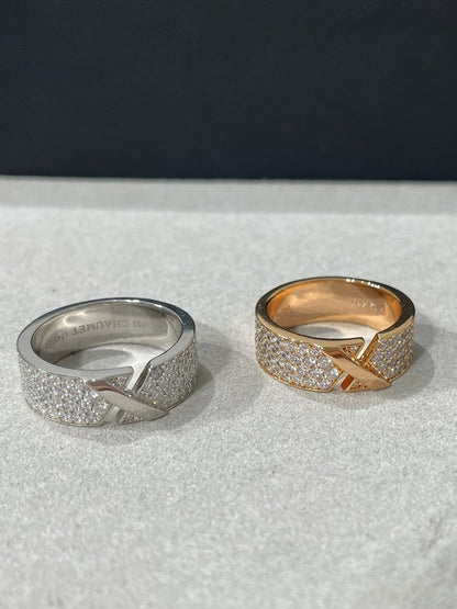 [Am jewelry]LIENS EVIDENCE  DIAMOND PAVED RING