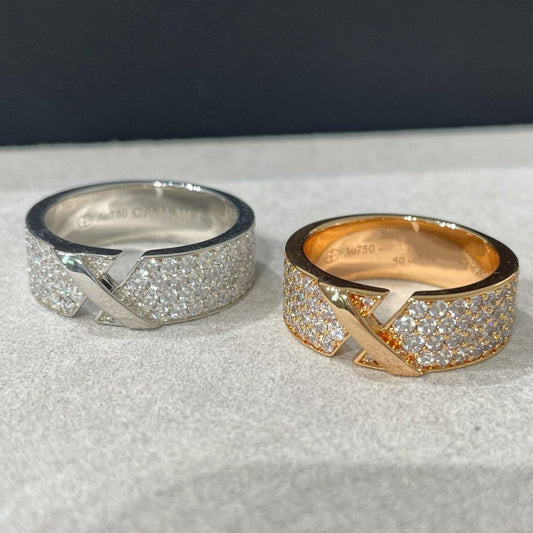 [Am jewelry]LIENS EVIDENCE  DIAMOND PAVED RING