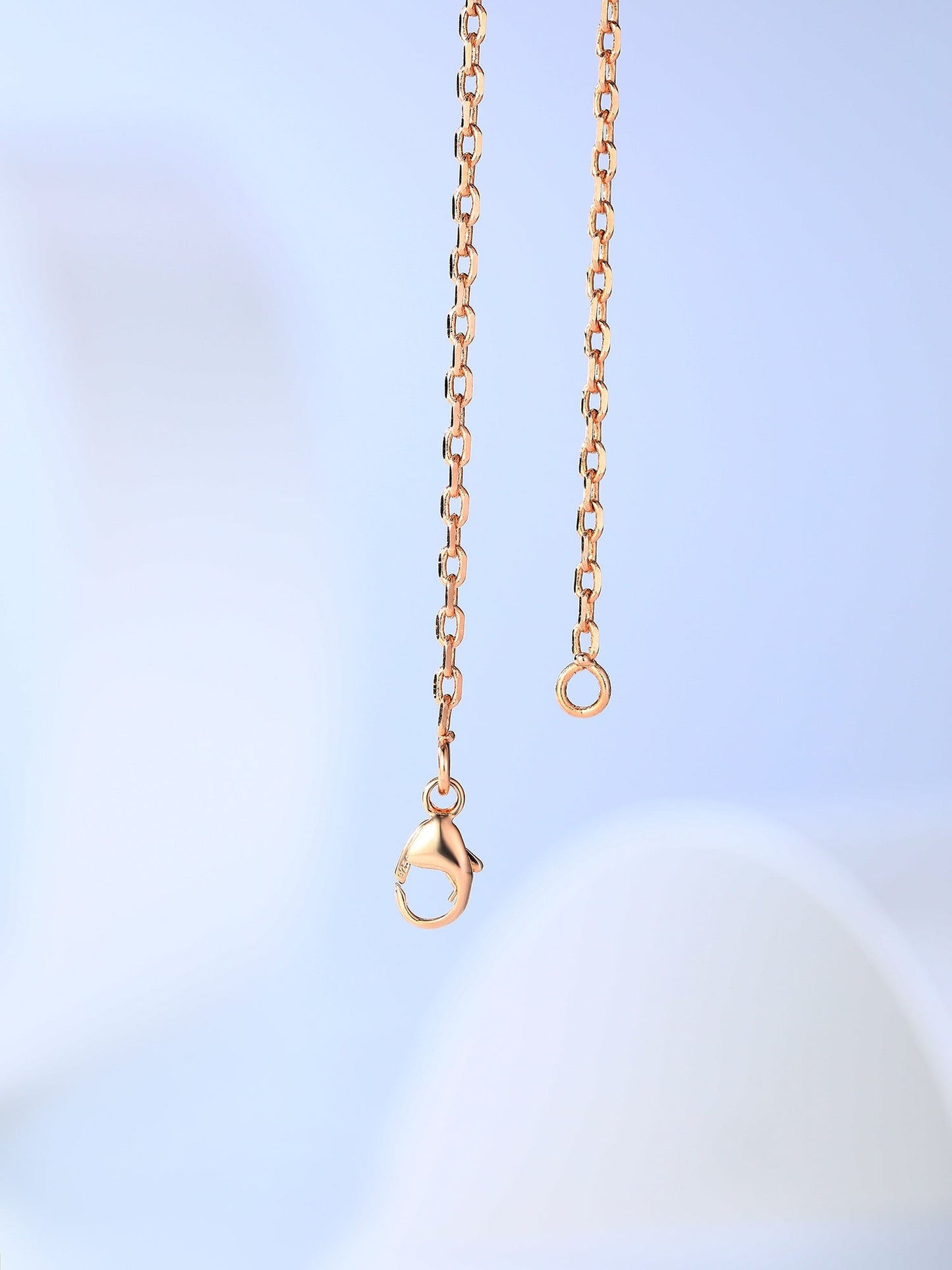 [Am jewelry]H CAGE PINK GOLD NECKLACE