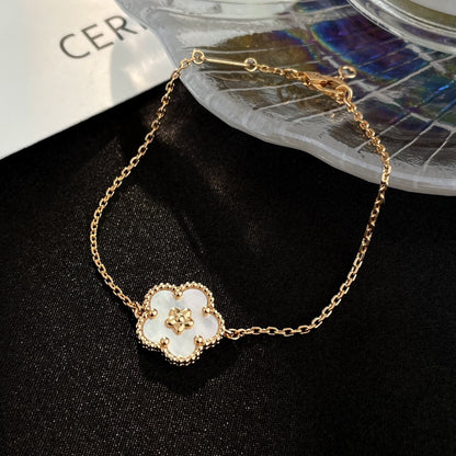 [Am jewelry]LUCKY SPRING ROSE GOLD MOP BRACELET