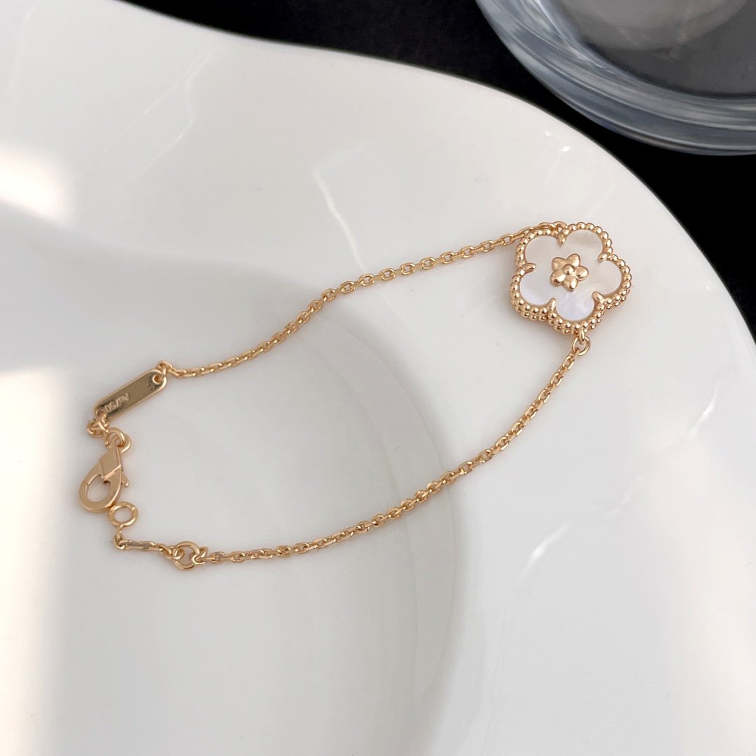 [Am jewelry]LUCKY SPRING ROSE GOLD MOP BRACELET