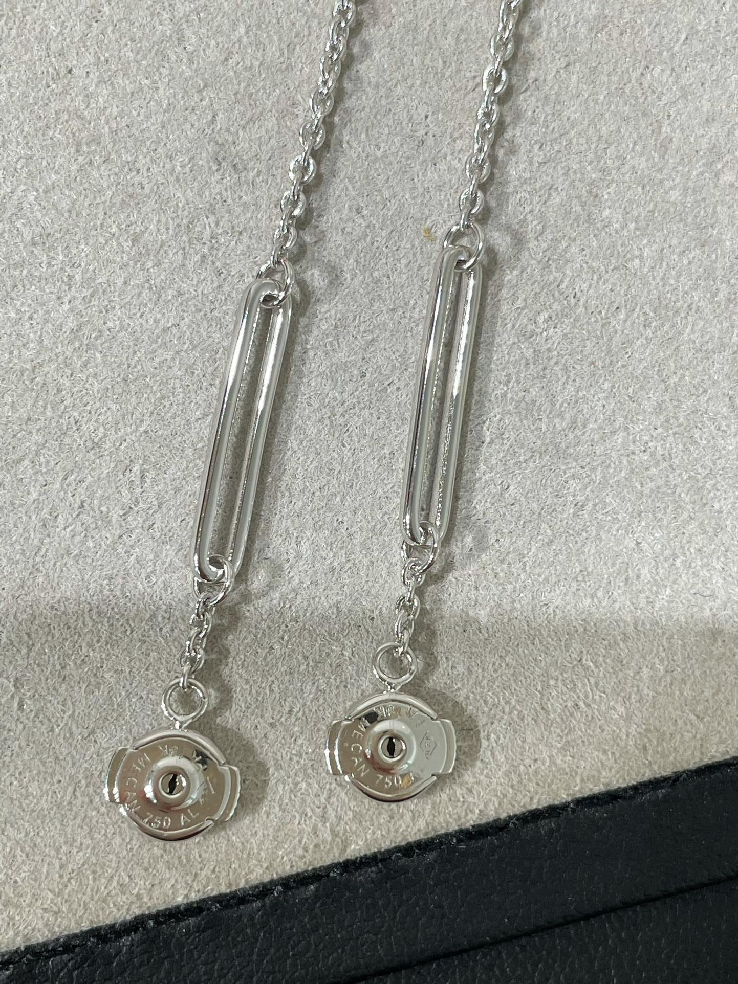 [Am jewelry]CHAINE CHAOS DIAMOND DROP EARRINGS