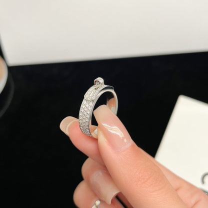 [Am jewelry]KELLY SILVER DIAMOND RING