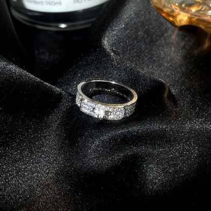 [Am jewelry]KELLY SILVER DIAMOND RING