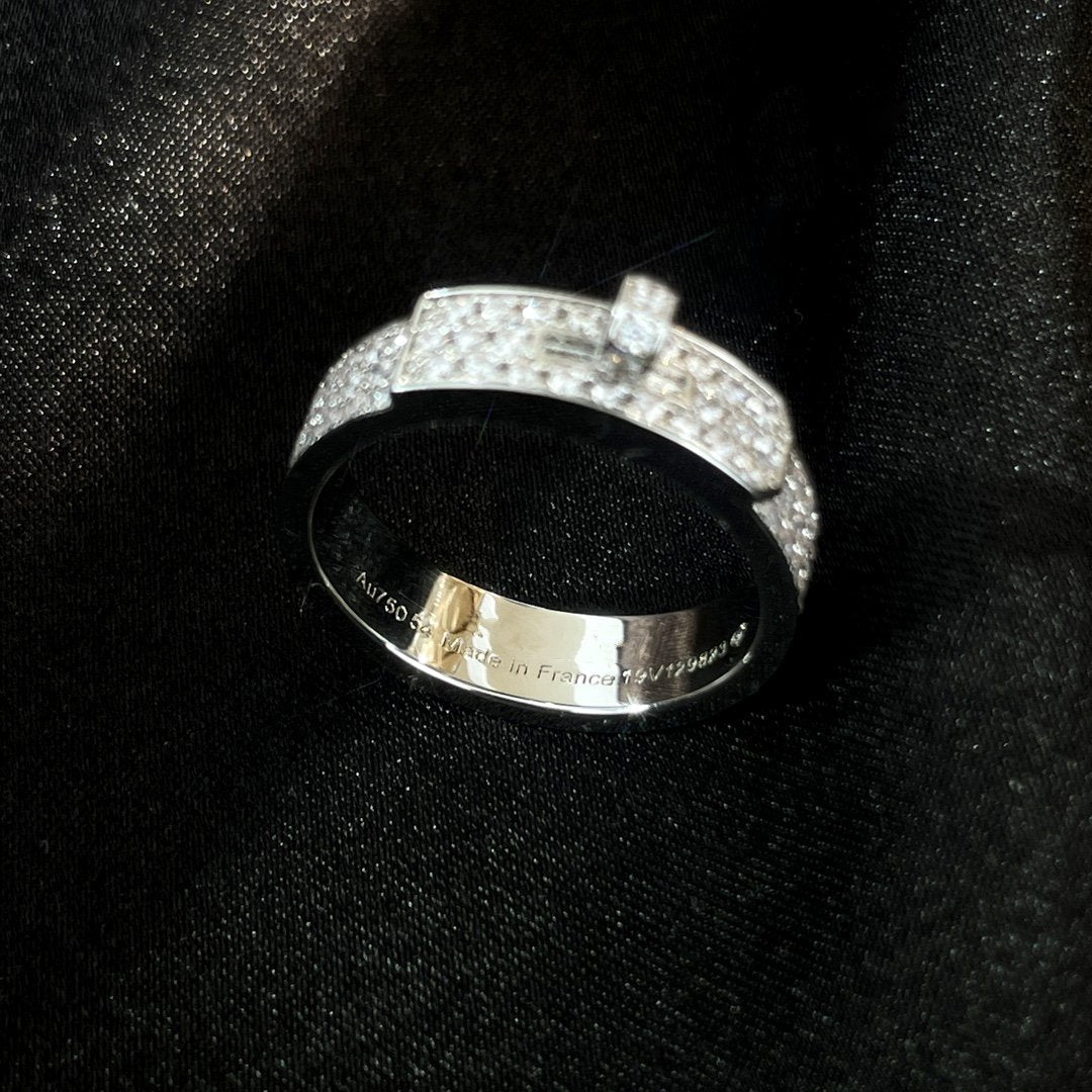 [Am jewelry]KELLY SILVER DIAMOND RING