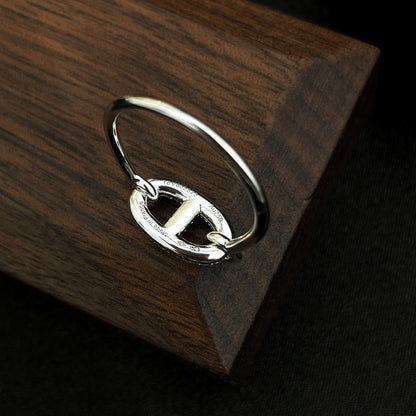 [Am jewelry]RONDE SMALL SILVER DIAMOND RING