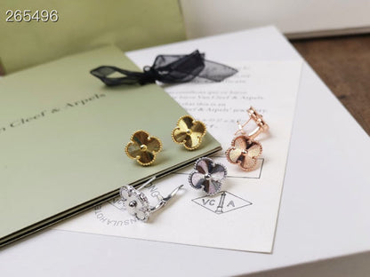 [Am jewelry]CLOVER MEDIUM STUD EARRINGS
